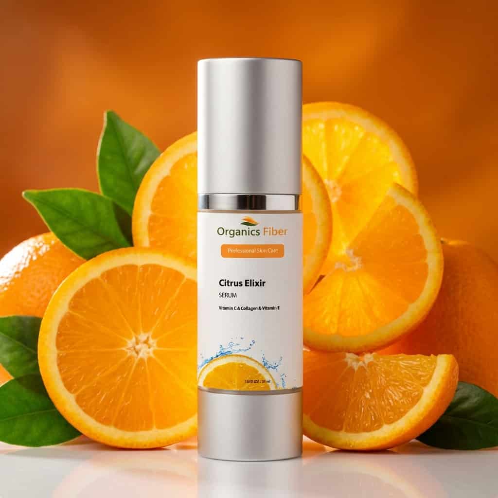 Vitamin C Citrus Anti - aging Elixir Serum - OrganicsFiber