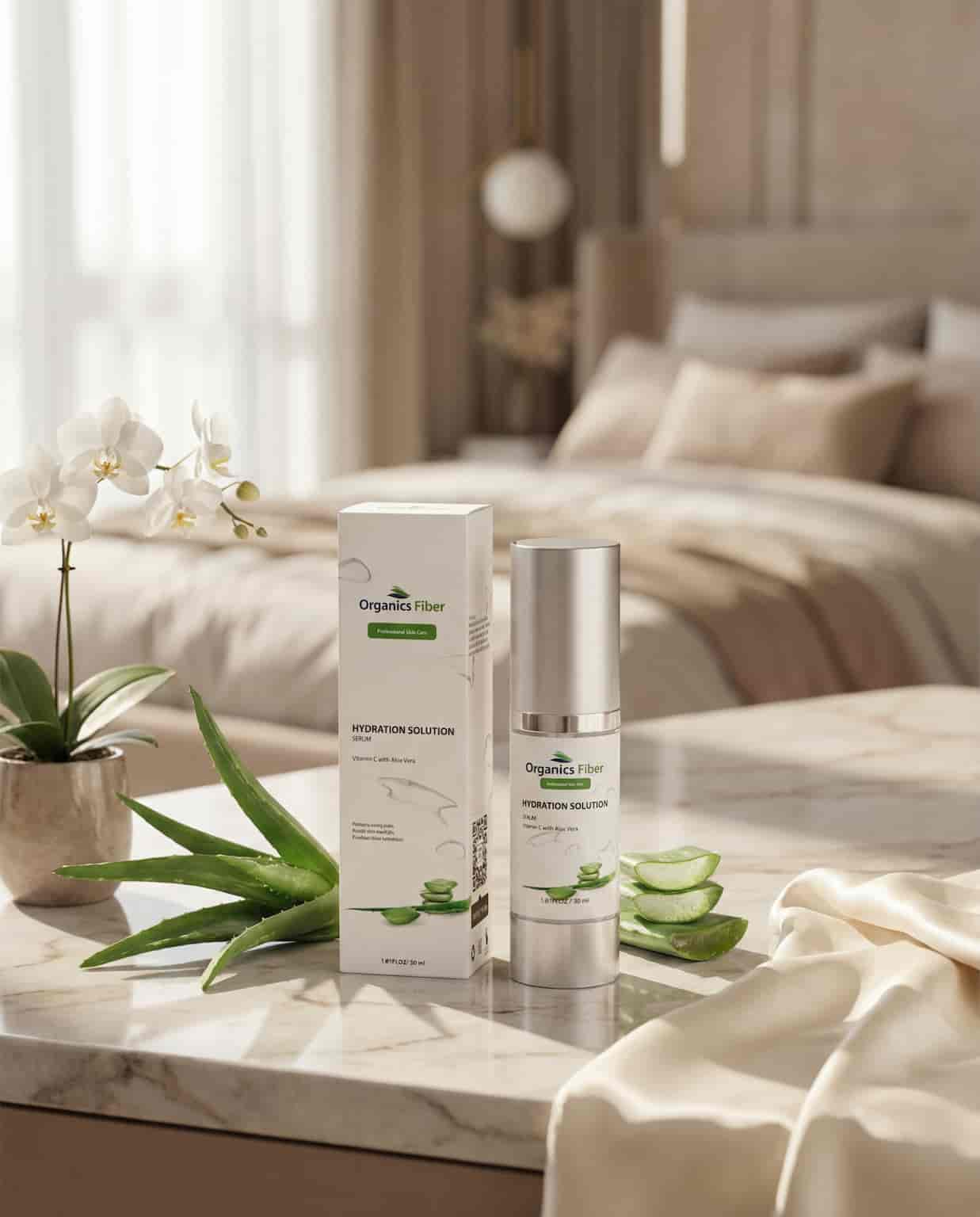 Hydration Solution Serum with Vitamin C - OrganicsFiber